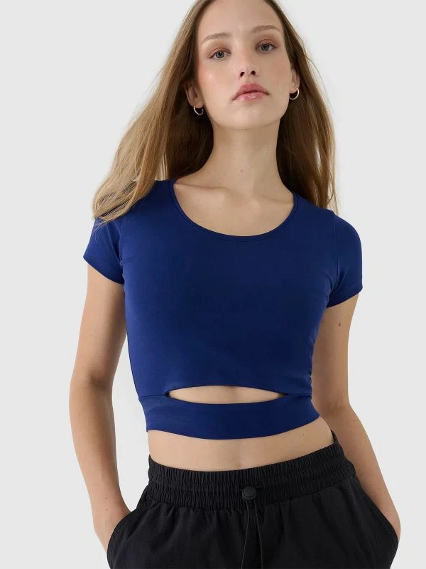 Maicë crop top për femra 4F
