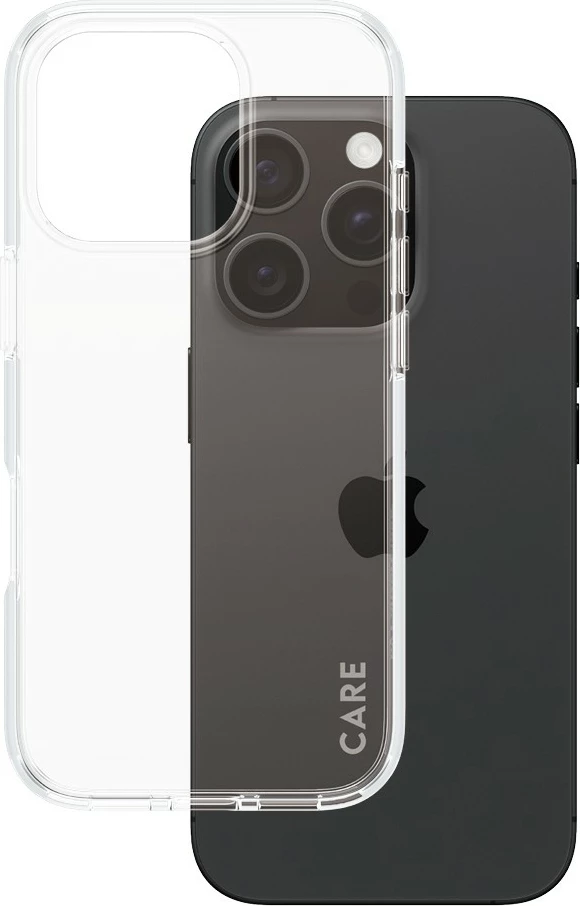Mbështjellës PanzerGlass CARE Case Flagship Clear për iPhone 16 Pro transparent
