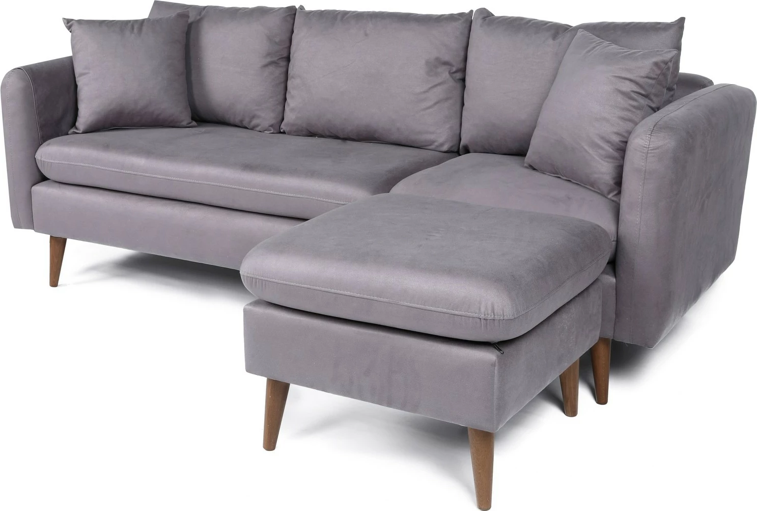 Këndoll sofaje Atelier del Sofa, Sofia kënd i djathtë, ngjyrë gri