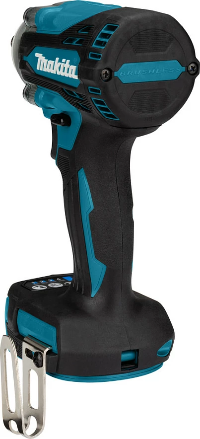 Shlagschrauber Makita DTW300ZJ, brushless, 18V, 1/2", me kuti bartëse, zi/kaltër/gri