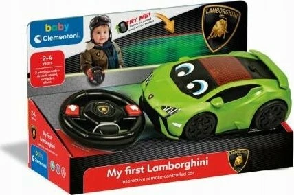 Makinë me telekomandë Clementoni My First Lamborghini Huracan Tecnica, 36x14x21 cm, jeshile, set me telekomandë