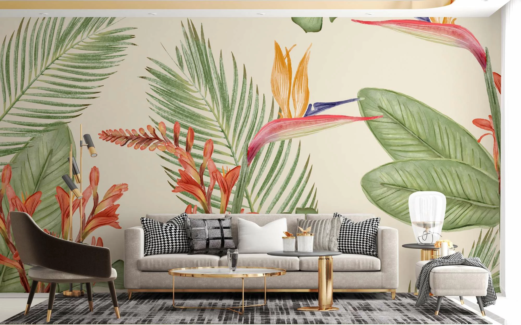 Murale muri Wallity, MDK-00161, 300x270cm