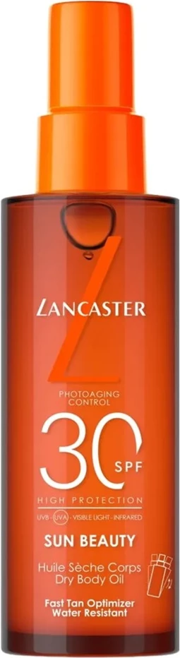 Vaj për rrezitje Lancaster Sun Beauty Dry Oil SPF30 për femra, 150ml