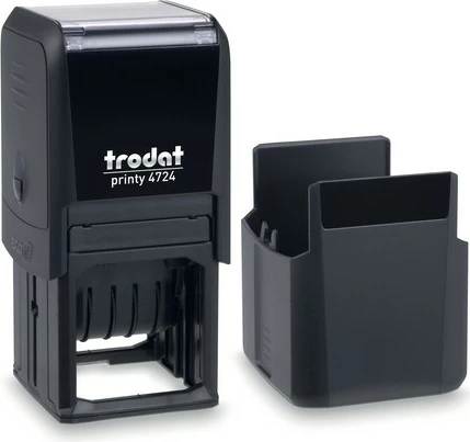Stampë datash e tekstit Trodat 4724, 39x39mm, e zezë