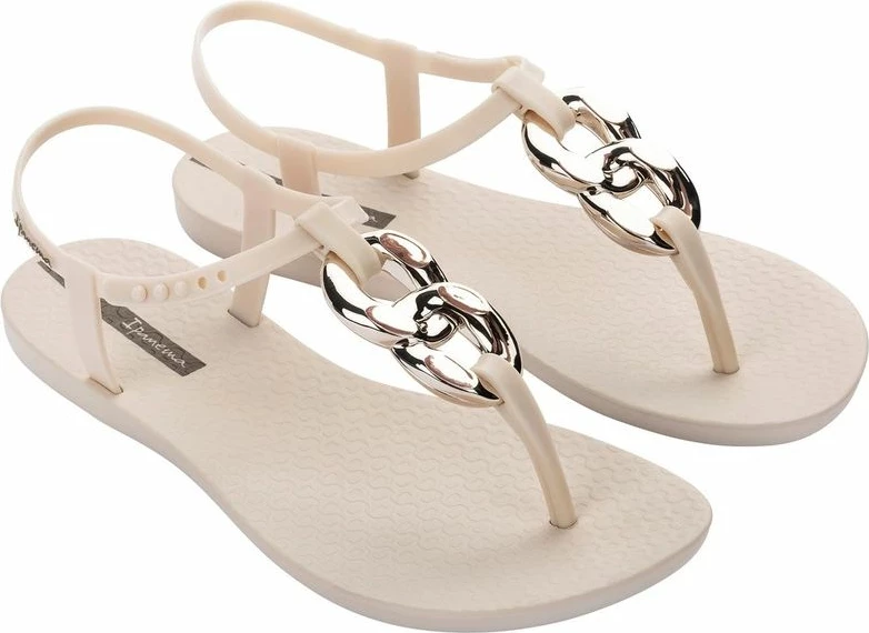 Sandale flip-flop për femra Ipanema, bezhë [Madhësia: 38]