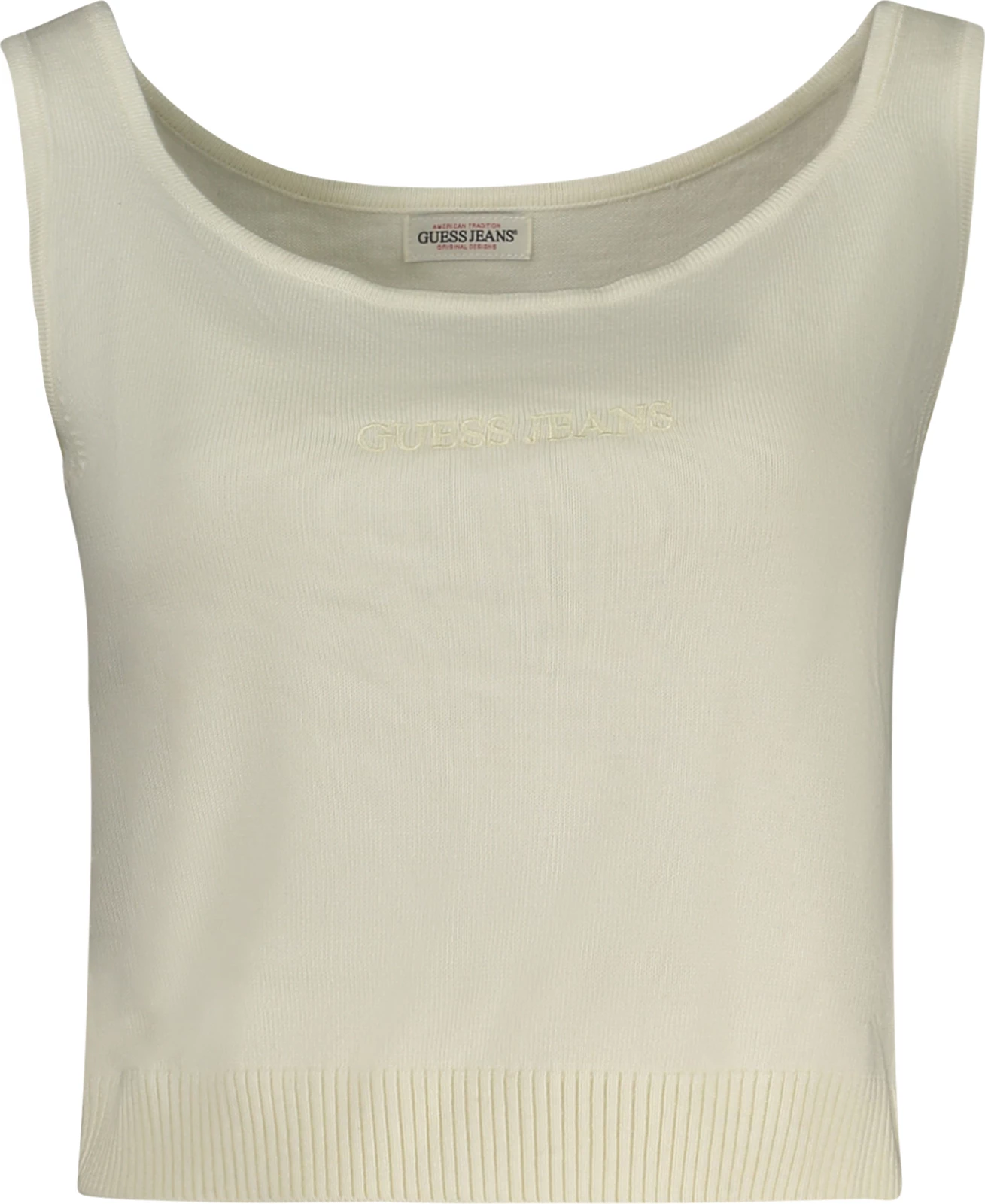 Maicë femra GUESS JEANS, të bardhë