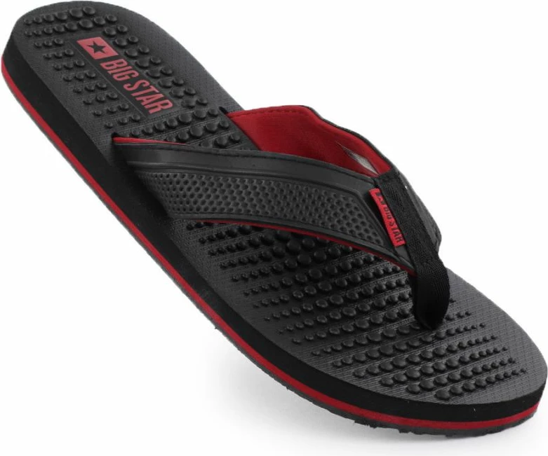 Flip-flops për meshkuj Big Star, të zeza