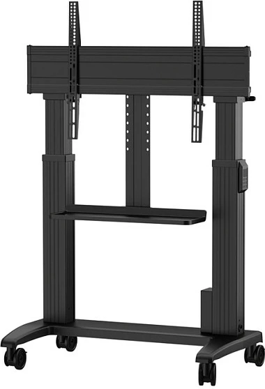 Mbajtëse në rrota për ekran Yealink MB-FS-Lift, rregullim elektrik lartësie, VESA 400x400-1000x600, e zezë