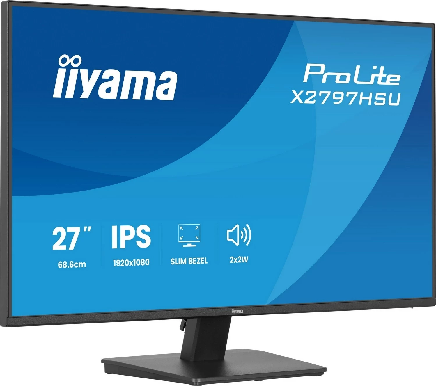 Monitor iiyama X2797HSU-B1, 27 inch, Full HD, IPS, 120Hz, zi