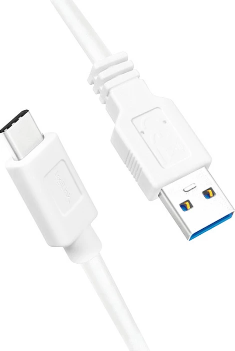 Kabllo USB-C në USB-A LogiLink USB 3.2 Gen1, 5Gbps, 60W, 1.5m, e bardhë