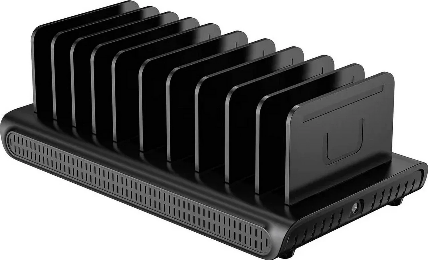 Stacion karikimi Unitek 10-portësh USB-A/USB-C, 120W, PD 3.0, i zi