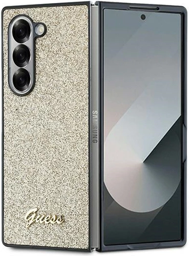 Mbështjellës Guess 4G Glitter Script për Samsung Galaxy Z Fold 6, Ari