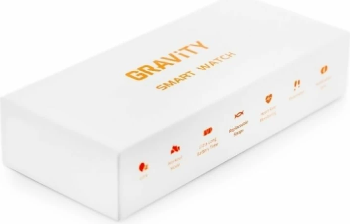 Smartwatch Gravity për femra, rozë e bardhë