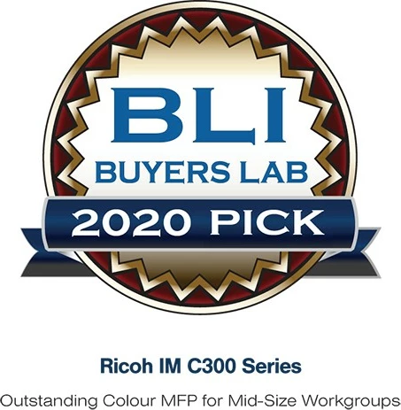 Multifunksional Ricoh IM C300, laser, ngjyra, A4, ekran me prekje, i bardhë/zi