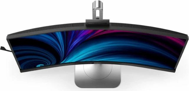 Monitor PHILIPS 34B2U6603CH 34\" VA WQHD 120Hz i lakuar, Thunderbolt 4, PD 100W, kamerë 5MP, KVM