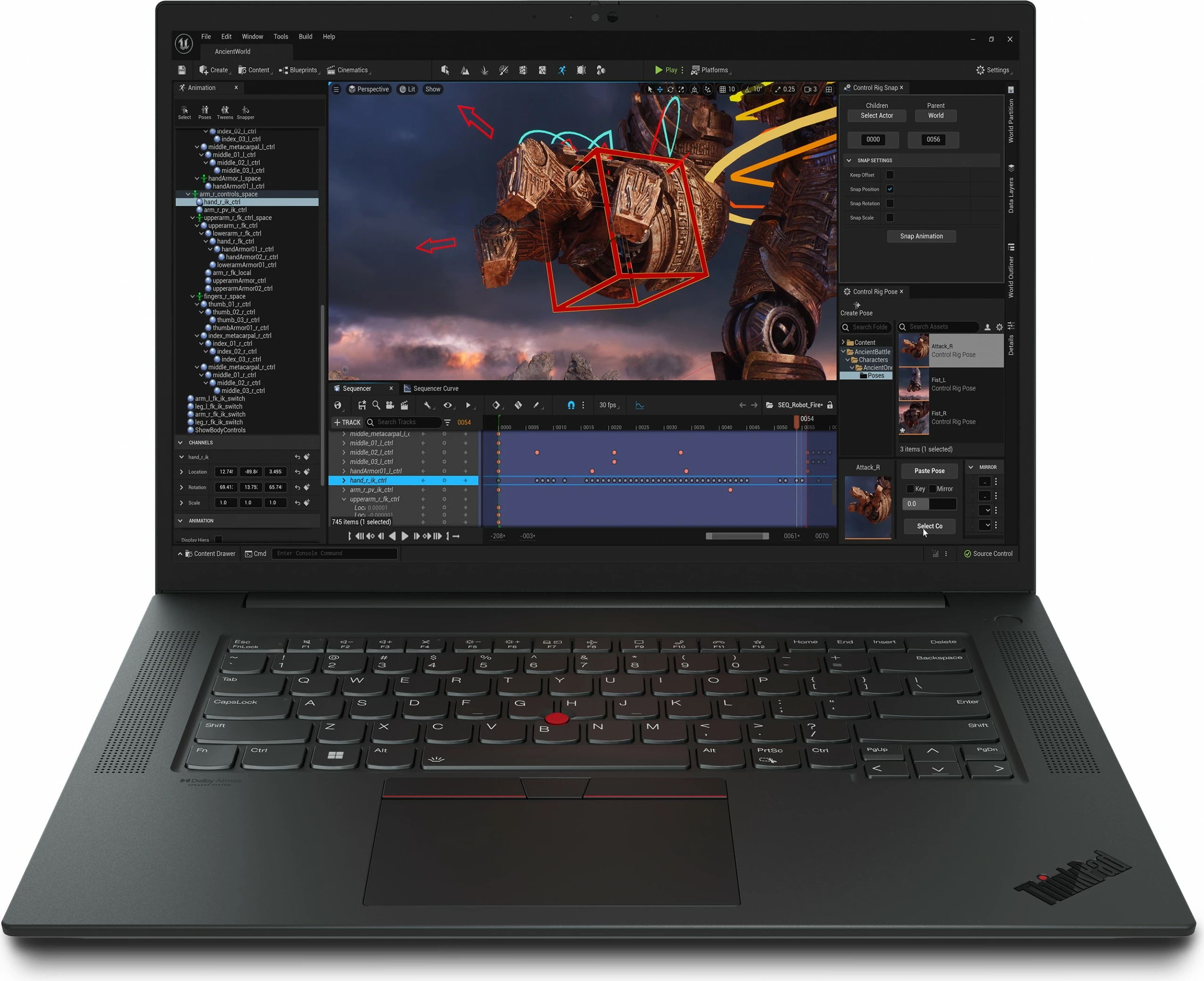 Kompjuter Lenovo ThinkPad P1 G6, i7-13800H, 32GB RAM, 1TB SSD, RTX 3500 Ada, 16 inch, Touch