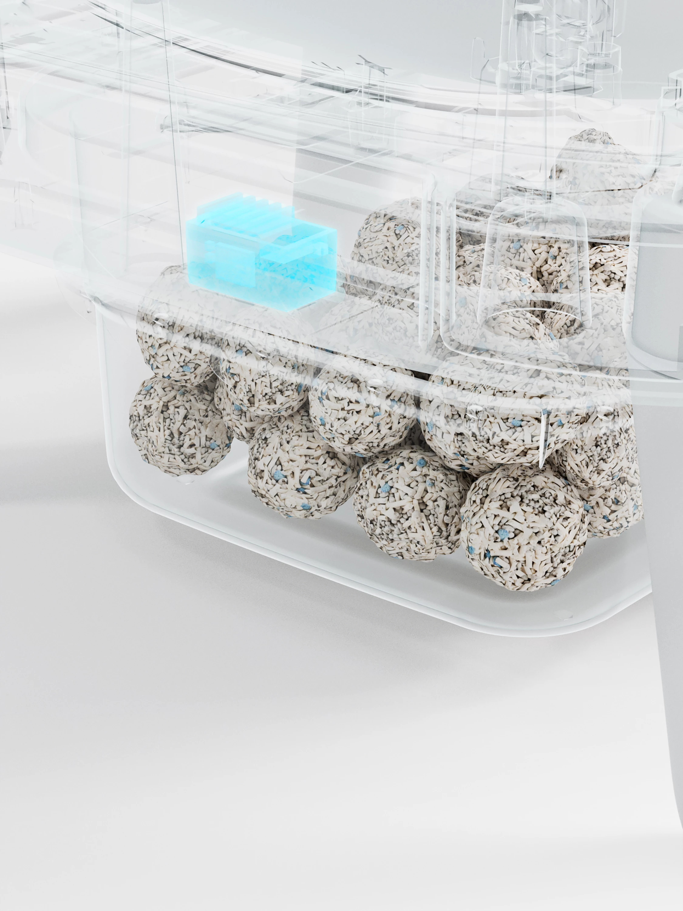 kuti inteligjente për rërë mace CATLINK Open X C08 Scooper, kontroll me aplikacion, Wi‑Fi 2.4/5 GHz, 12 L kontejner mbeturinash, e bardhë