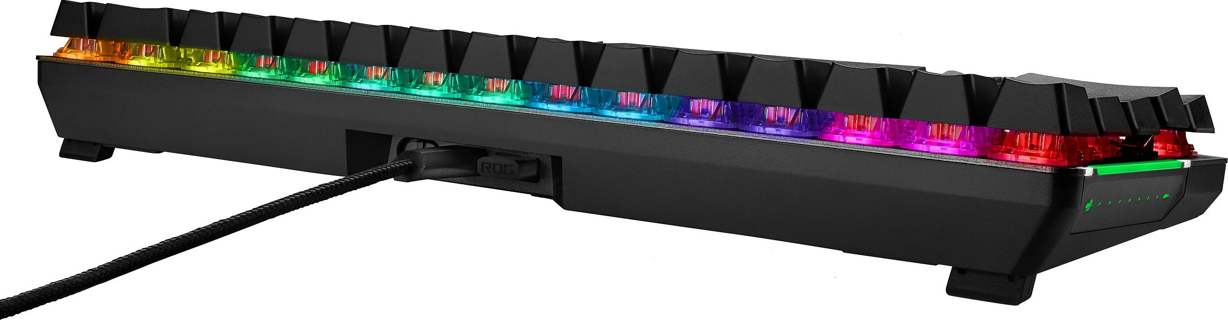 Tastierë gaming ASUS ROG Falchion NX, mekanike 65%, AZERTY FR, RGB, wireless/USB-C, e zezë