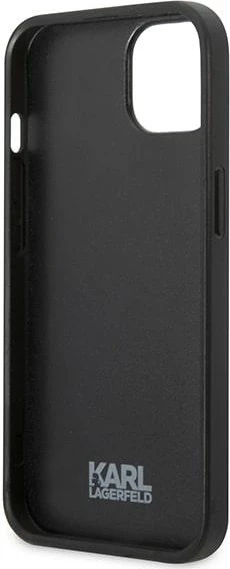 Mbështjellës Karl Lagerfeld Flower Ikonik Karl për iPhone 13 6.1", Gri