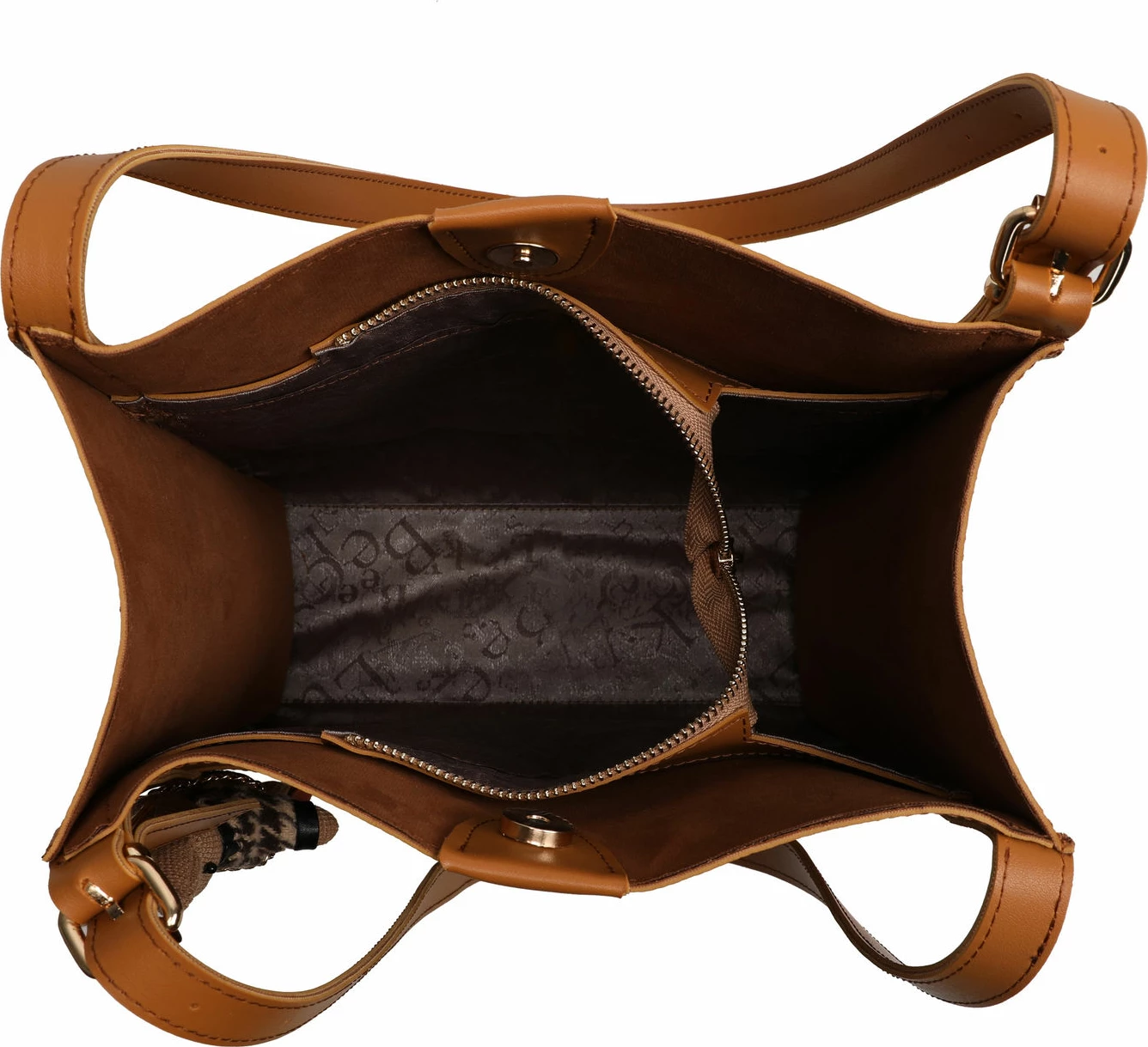 Tote bag ngjyrë mustard Lucky Bees, 352