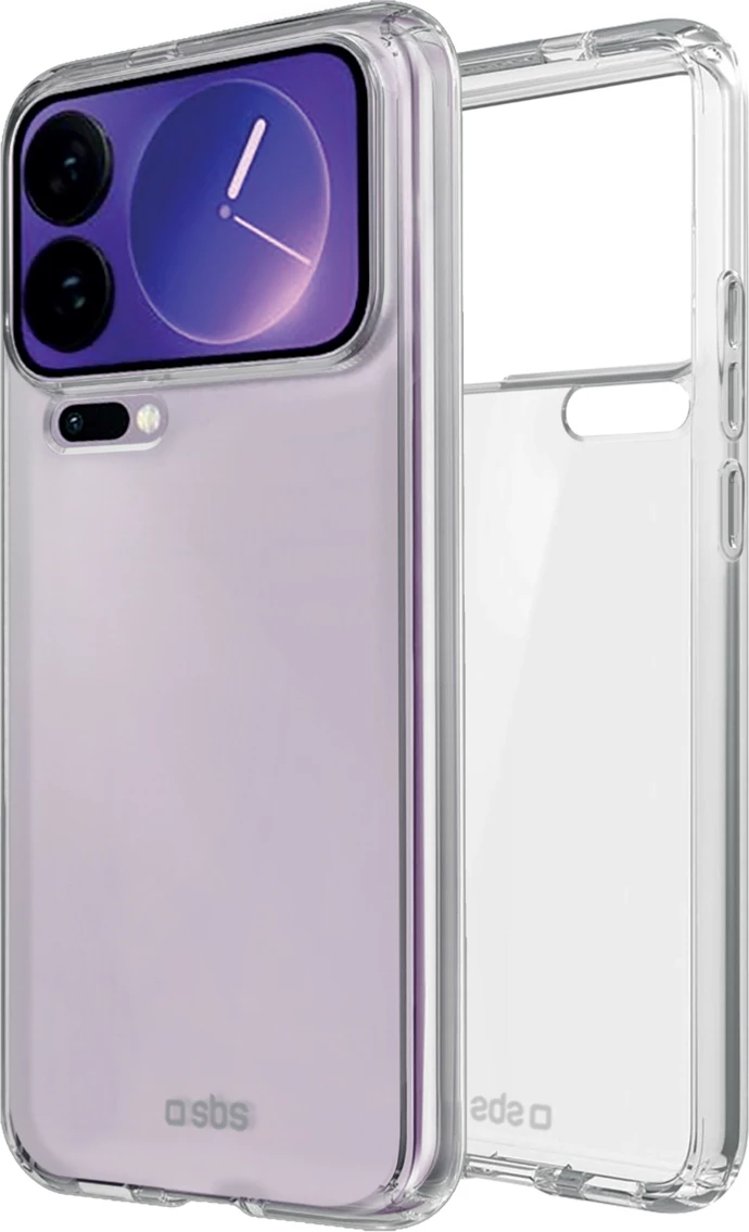 Mbështjellës telefoni SBS Skinny Cover për Xiaomi 17 Pro, TPU, transparent