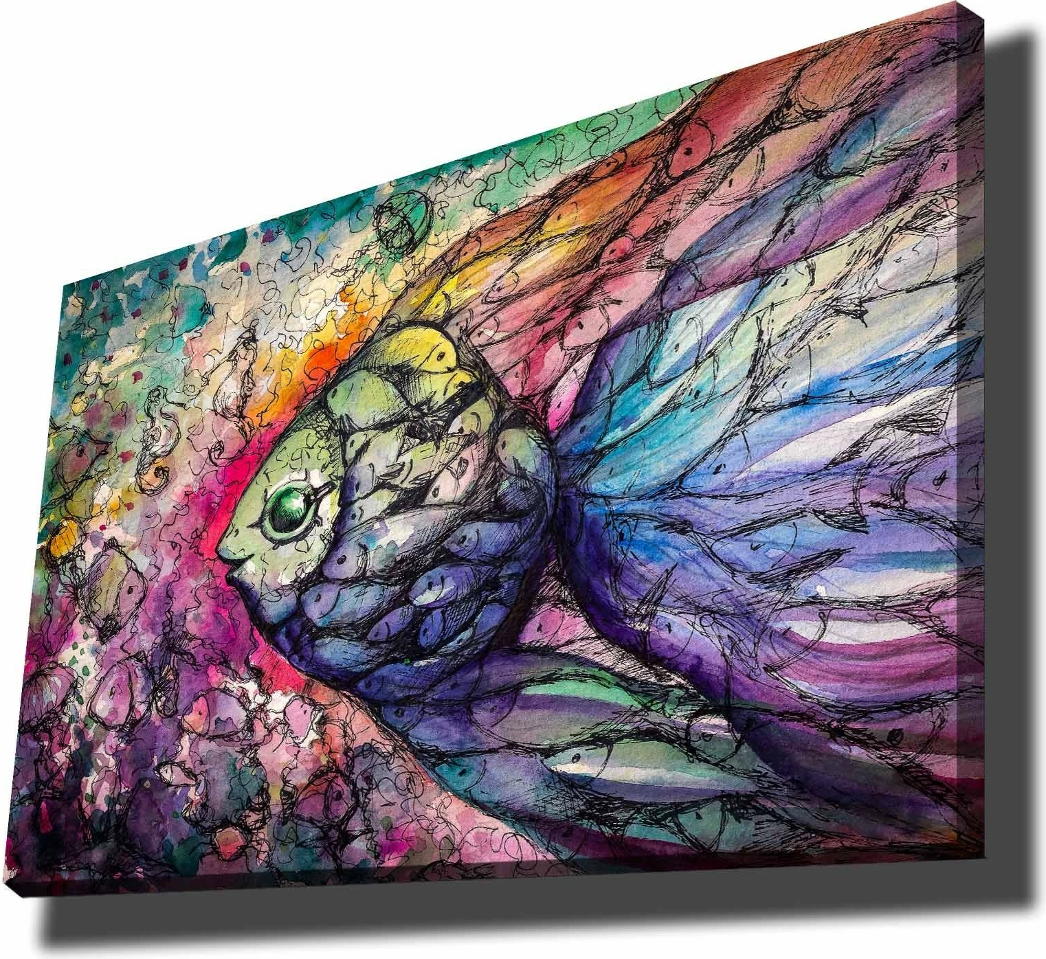 Pikturë dekorative në kanavacë, shumëngjyrëshe, Wallity 701002021C-016, 70x100cm