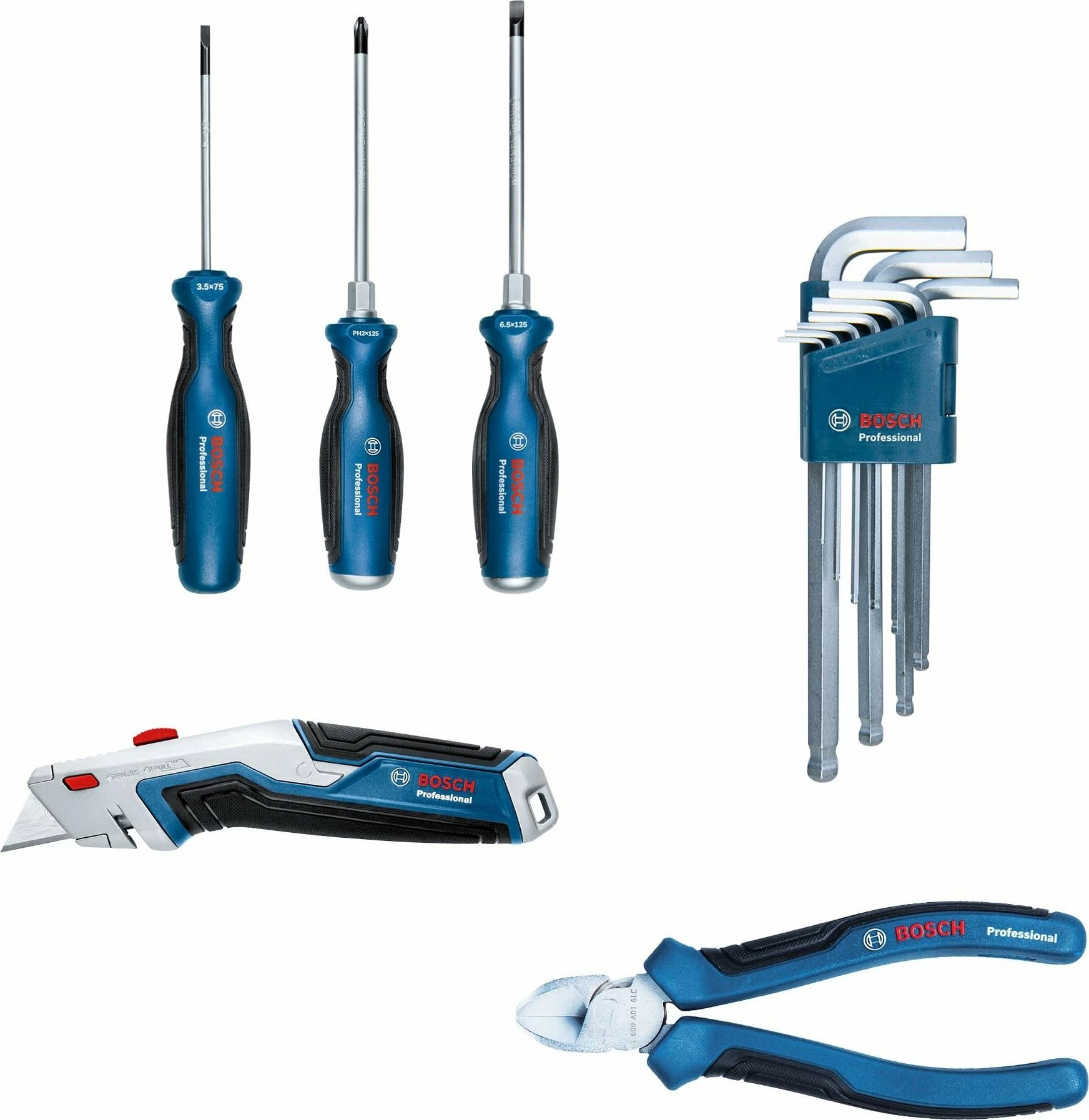 Rrip veglash Bosch Professional ProClick 1600A02H5C 108 cm, set 11 copë, e zezë