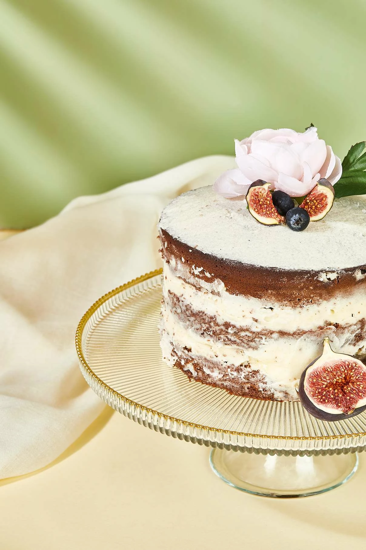 Pjatë qelqi për servirje torte Hermia, Paris 2821, transparente, 28cm