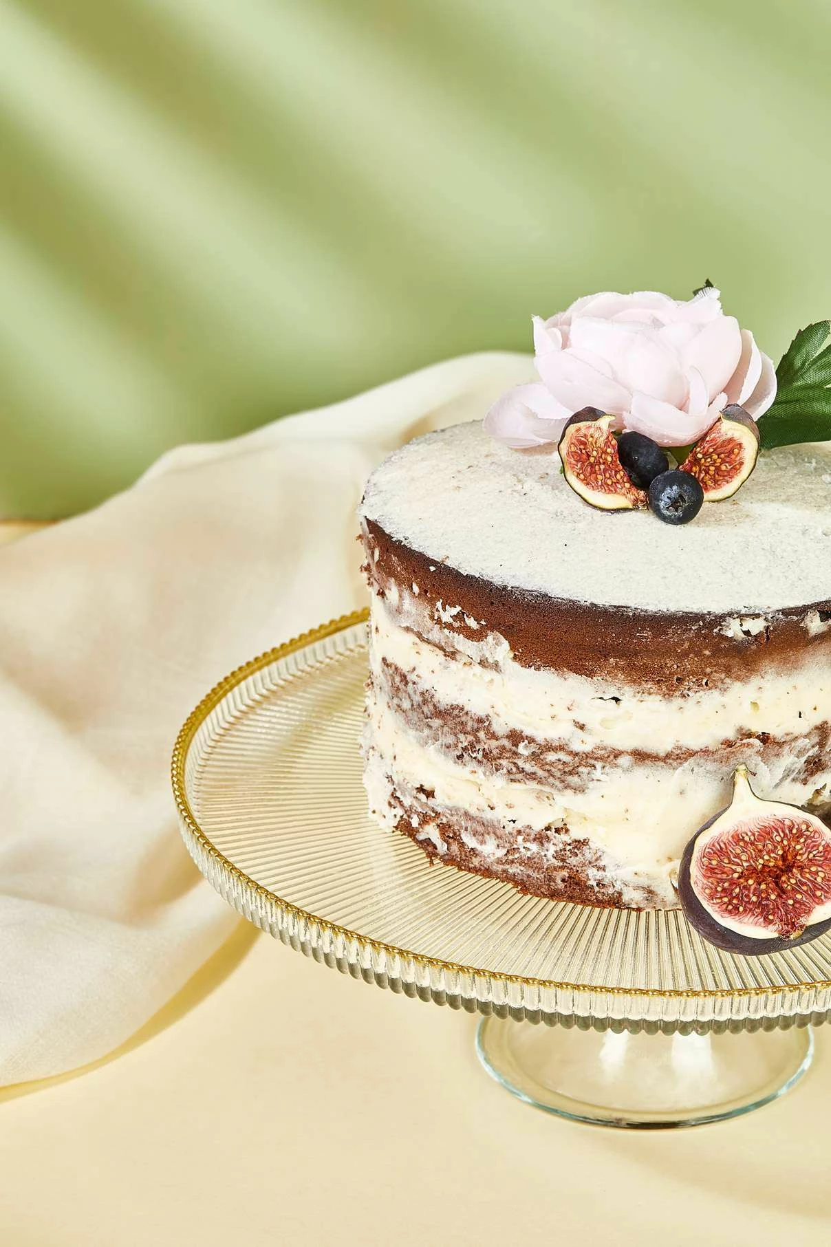 Pjatë qelqi për servirje torte Hermia, Paris 2821, transparente, 28cm