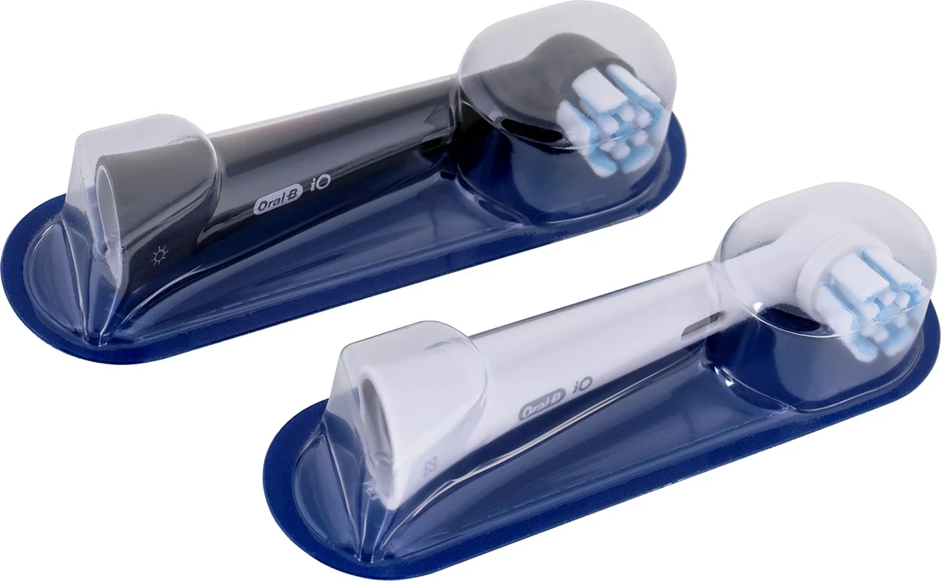Furçë dhëmbësh elektrike Braun Oral-B iO Series 2 +1, e zezë dhe e gjelbër, set prej 2 copë