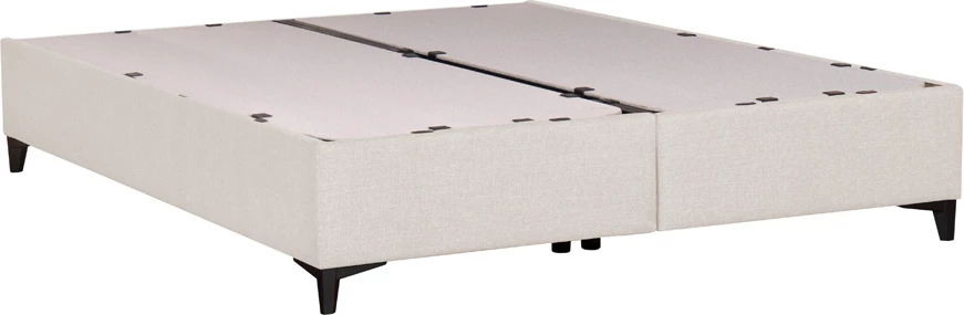 Baza krevati me hapësirë për depo, ngjyrë e bardhë e zbehtë, 160x200cm, 16-950