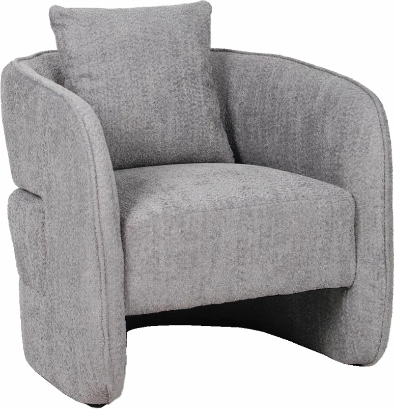 Fotel Bien, ngjyrë gri, 79x79x75cm