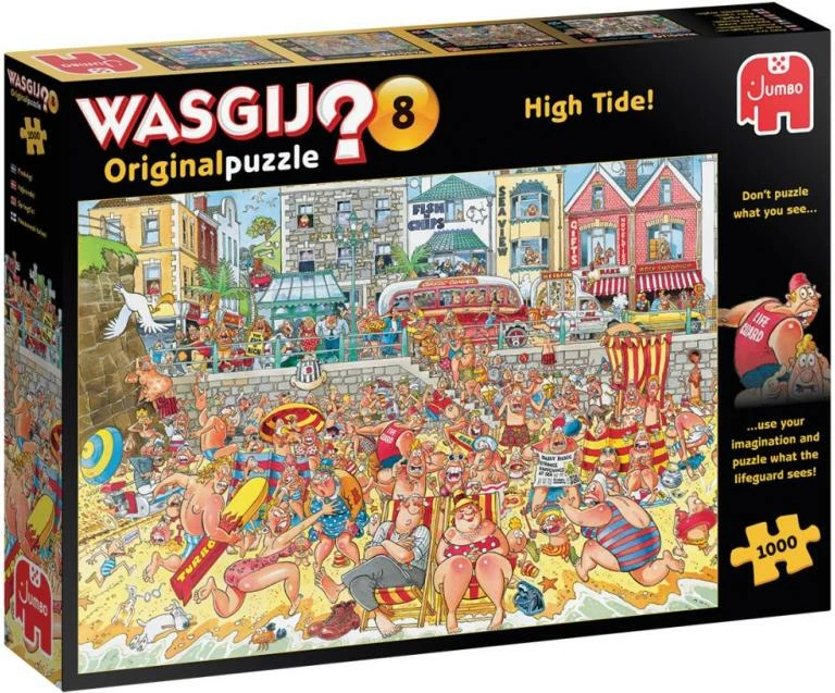 Puzzle, Jumbo, Wasgij Original 8 High Tide 81925, 1000 copa