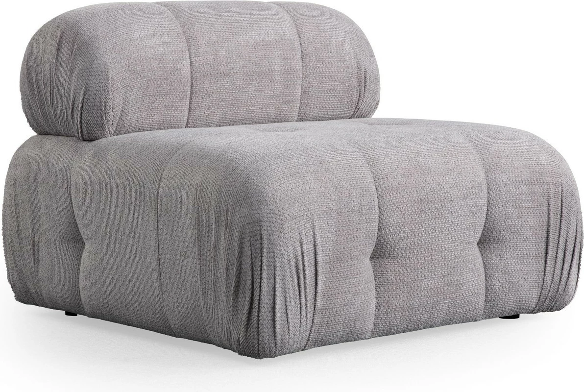 Kënd-sofë Atelier del Sofa, Petite 3, ngjyrë gri e çelët