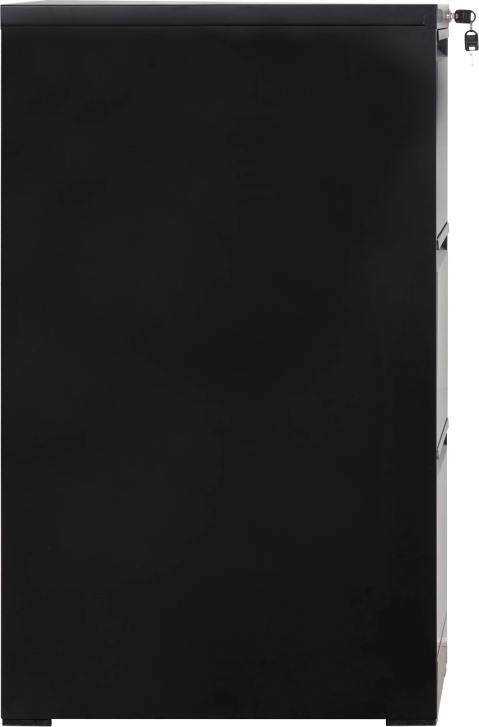 Kabinet arkivimi për zyre metalik me 3 sirtarë, i zi, FH6636.01, 45.5x62x103.5 cm