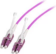 Kabëll fiber optik EFB Elektronik DJP-LCLCOM4-0.5, LC-LC, OM4, 0.5 m, vjollcë