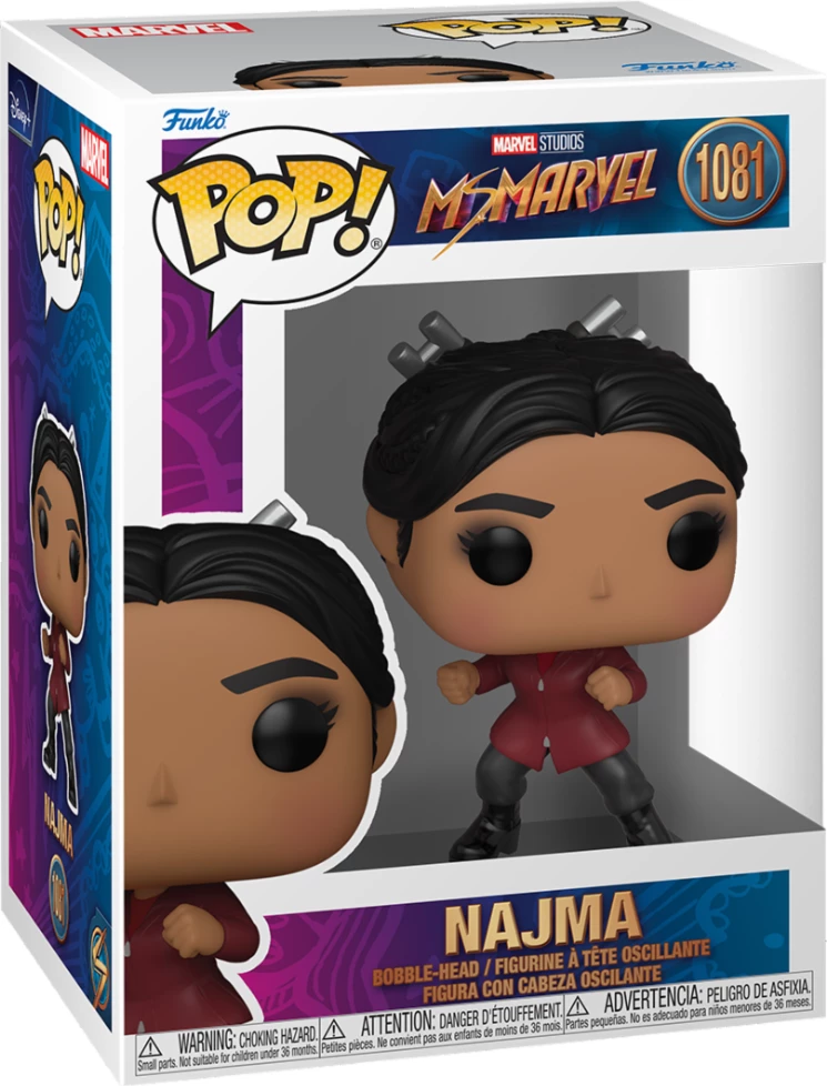 Figurinë koleksionuese Funko Pop! Marvel Ms. Marvel Najma #1081
