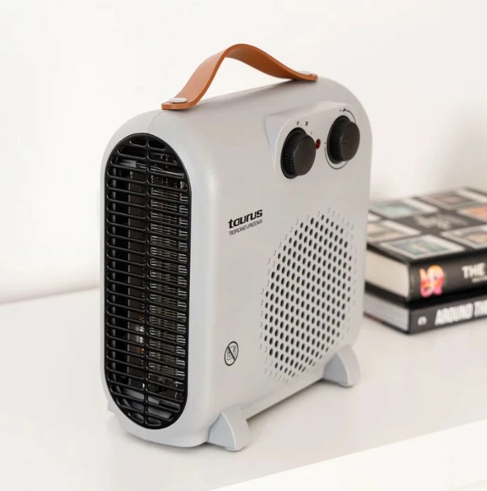 Ngrohës me ventilator Taurus FH2001 2000W, 2 shpejtësi, ajër i ftohtë, vertikal/horizontal, i bardhë/zi
