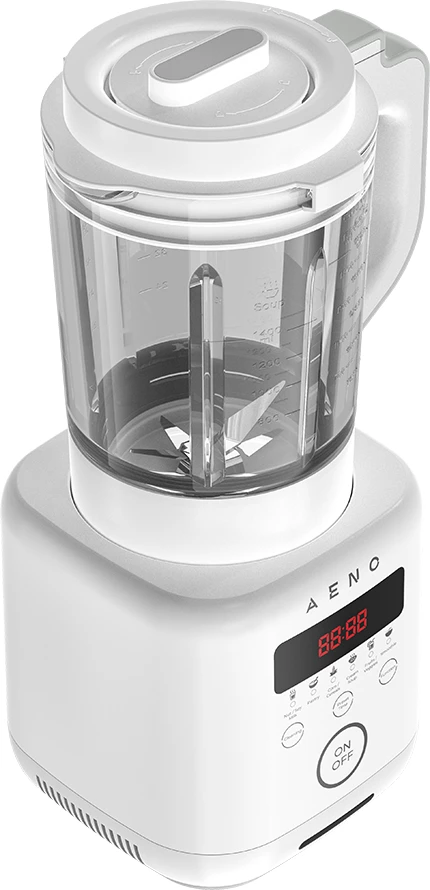 Blender tavoline-soupmaker AENO TB2 800 W, 1.75 L, 35000 rpm, gotim/zierje, gotë qelqi borosilikat, i bardhë