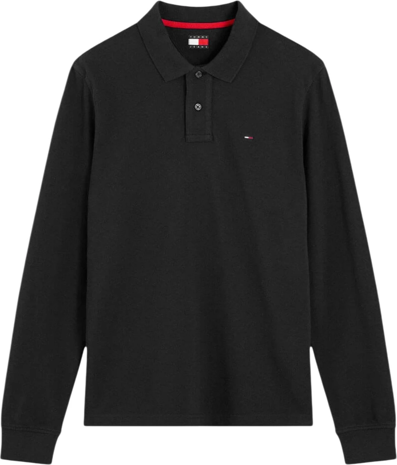 Maicë polo me mëngë të gjata Tommy Hilfiger Jeans DM0DM23630, për meshkuj, e zezë [Madhësia: XXL]