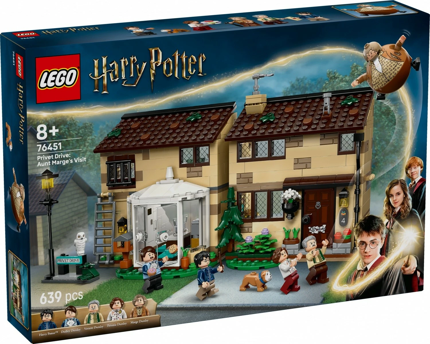 Set LEGO Harry Potter 76451 Privet Drive, 639 pjesë, i madh