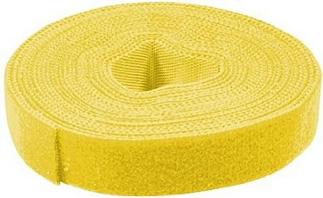 Rrip fiksues kabllosh LogiLink, Velcro (Hook & Loop), 16 mm, 4 m, i verdhë