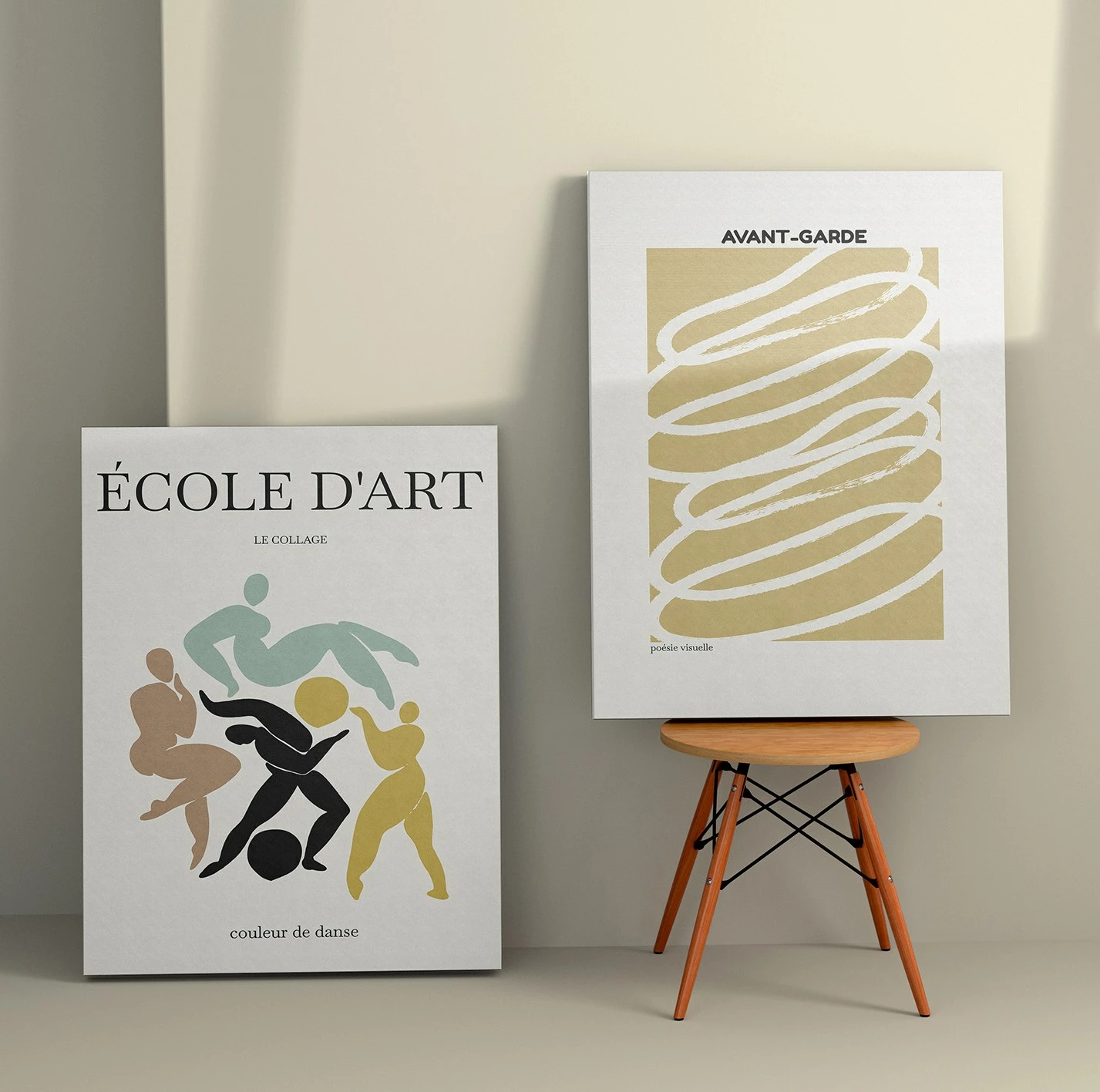 Pikturë dekorative në kanavacë (2 copë), Wallity, 2KNV4360, 50x70 cm