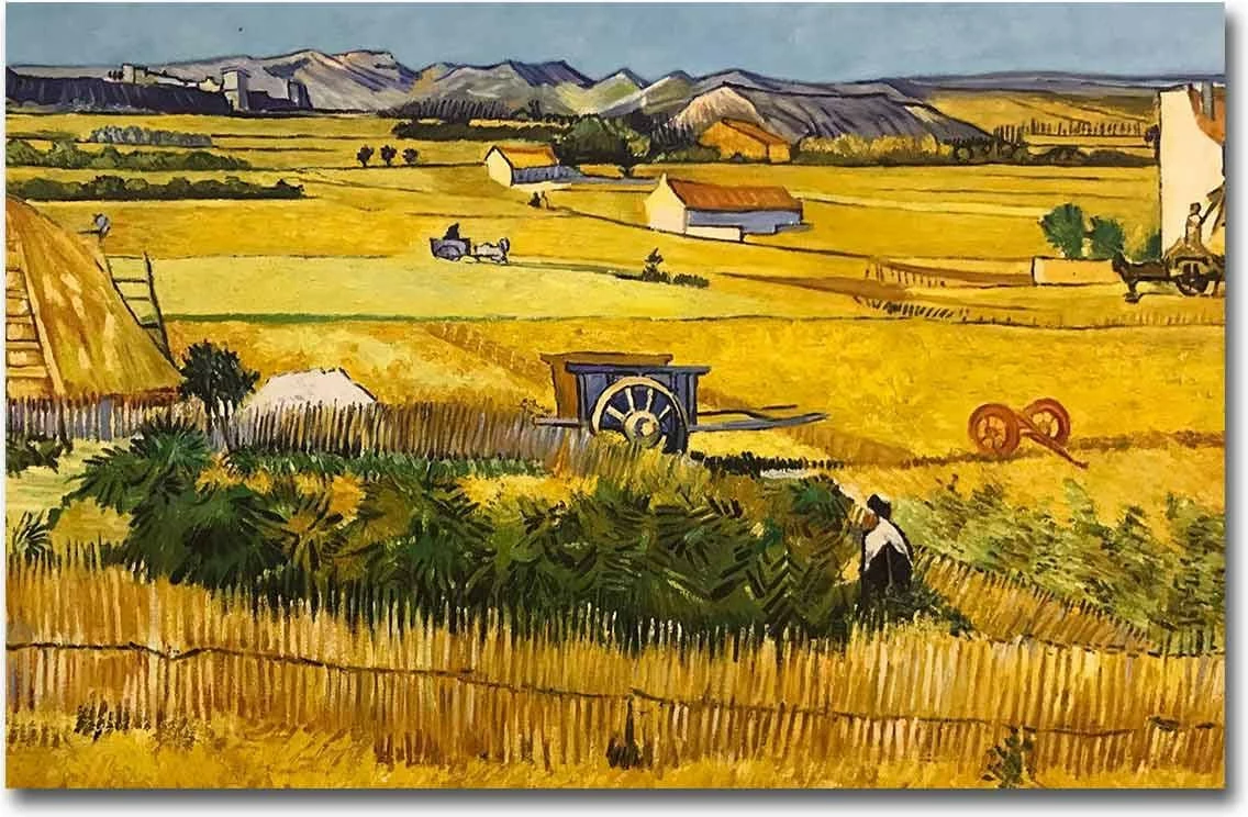 Pikturë dekorative në kanavacë Wallity, FAMOUSART-12, Van Gogh, 45x70cm
