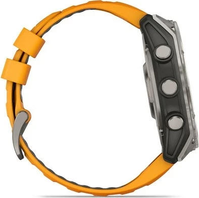 Smartwatch Garmin Fenix 8, 51 mm, AMOLED, 32 GB, Titanium, Portokalli