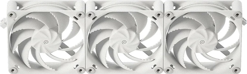Ventilator kasë HAVN H12 PWM, 120mm, 3 copë, i bardhë