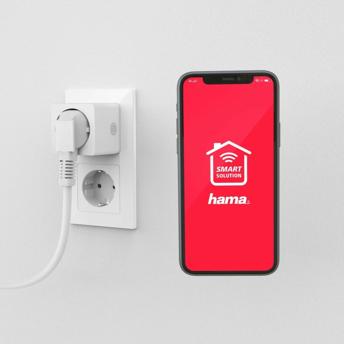 Prizë smart Hama Mini, Wi-Fi, 3680W, 16A, e bardhë