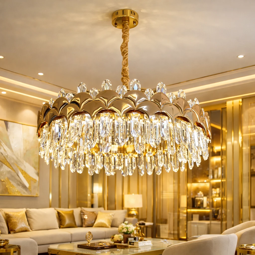 Abazhure kristali LED i varur 8063/600