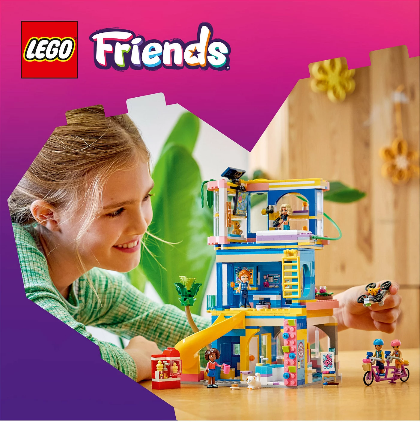 Set ndërtimi LEGO Friends Heartlake City Friends Club House 42689, 794 pjesë, 8+, shumëngjyrësh