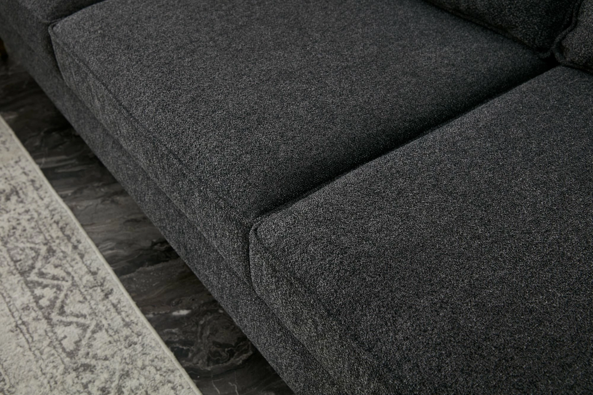 Këndare Atelier del Sofa, Berlin majtas, anthracite, e zezë